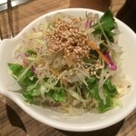 さんか亭 - 【2015年06月】ランチメニューに添付のサラダ。
