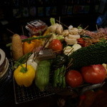 串焼き あだん - 巻き串意外の野菜もいっぱい