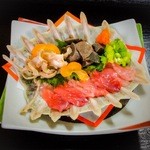 料理思考室 かご - すっぽんレバー刺し
