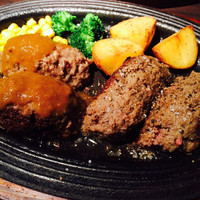 大井町銭場精肉店 - ランチハンバーグ