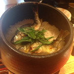 鈴なり - 鮎の炊き込み