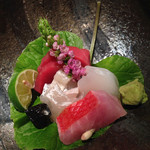 鈴なり - シロイカ、キンメ、本鮪、マコガレイ