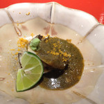 鈴なり - 鮑と肝ソース