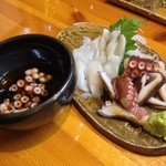 さかなや - 生ダコ、茹でダコ、タコの吸盤
