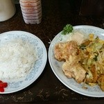 新華苑 - ７月１１日の日替わり定食。