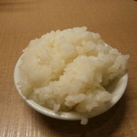 台湾まぜそばを頼むと小ライスが付いてきます