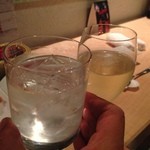 Espetalia - H.27.5.16.夜 焼酎vsワインに切り替えて乾杯♪