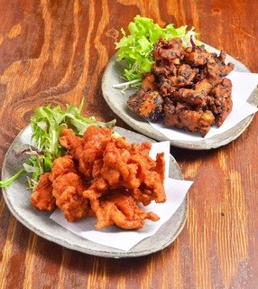 串焼・串揚げ バードスペース  東岡崎北口 - 新名物の赤唐揚げと黒唐揚げ！！