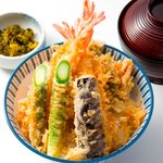 江戸前天丼 銀座天ぱち - 初夏天丼　１３８０円