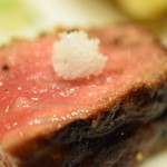 炭火焼ステーキ 岡田 - お塩で!!