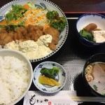 Morinoya - 日替わりランチ（チキン南蛮)850円(2015.07）