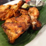 ダバ インディア - 地鶏半羽のタンドリーチキン（1370円）