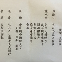 月亭 町田店 - 2015.07の献立