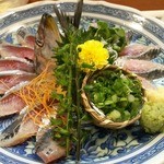 Izakaya Jin - 大鰯　刺身　750円