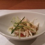 びすとろ希味 - 蒸し鶏の棒々鶏ソース