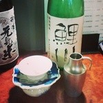 にほん酒や - 盃台で冷酒