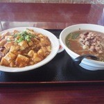 台湾料理 福亭 - 台湾味噌ラーメン＋麻婆飯