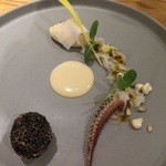 アニエルドール - ディナー　前菜イカ