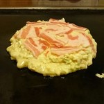 お好み焼 味園 - 特製豚(作成中)