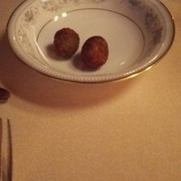 リストランテ ラ・バリック トウキョウ - ＊アミューズ…オリーブのフリット 塩気が 食欲をそそる