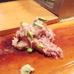春寿司 - ネギトロにキュウリも入れてみた