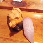 春寿司 - ウニと金目鯛