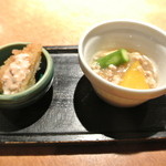 酒とそば まるき - ２０１５年７月１０日のお通し