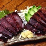 鶴八 - クジラ刺し