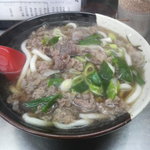 信濃そば - 肉うどんです　美味しかった