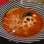 スープカリーバグース - ホロホロチキンのカレー