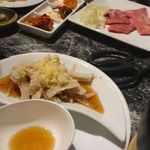 牛モツのさっぱりレモンおろし