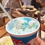 肉まる本店 - ブルーハワイミルク@150