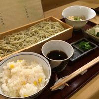 汐見 - そば御膳1350円 この他に天ぷらとデザート