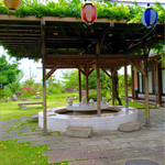 レストラン辛夷 - 足湯でゆっくり。