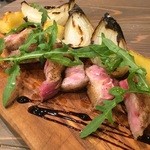 Hokkaido Ezo deer grilled in a wood-fired oven (150g)