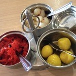 Sabai spice kitchen - お漬物3種