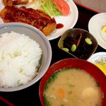 呼子港 ひうらや - 豚カツ定食