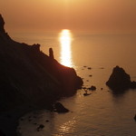 シロクマ食堂 - 赤岩海岸の夕景