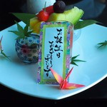 日本料理 「風花」 - デーザート　お店から計らい