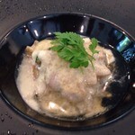 １の前菜　茄子とハマグリ