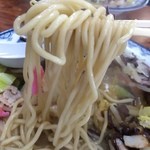 井手ちゃんぽん - 麺