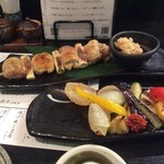 Iroriyaki Tamano Ya - ３０cmもあるネギま！野菜の炭火焼！