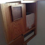 喫茶 ノラネコ - 手を拭く紙と紙屑入れでした（＾Ｏ＾☆♪