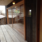 喫茶 ノラネコ - テラス⁈