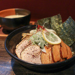 麺者すぐれ - 2015年7月再々訪：つけ麺すぐれ 全部のせ☆