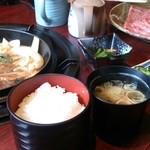 登起波分店  登  - ご飯･味噌汁･お新香付です