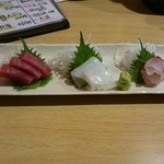 もり花 - お刺身三点盛