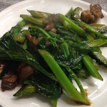 みょうが屋 - 空芯菜炒めならぬ、つるむらさき炒め