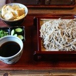 よしのや - ざるそばミニカツ丼