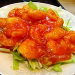 中国料理 山丁 - エビチリ